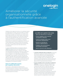 Améliorer la sécurité organisationnelle grâce à l’authentification avancée