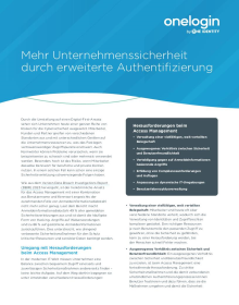 Mehr Unternehmenssicherheit durch erweiterte Authentifizierung