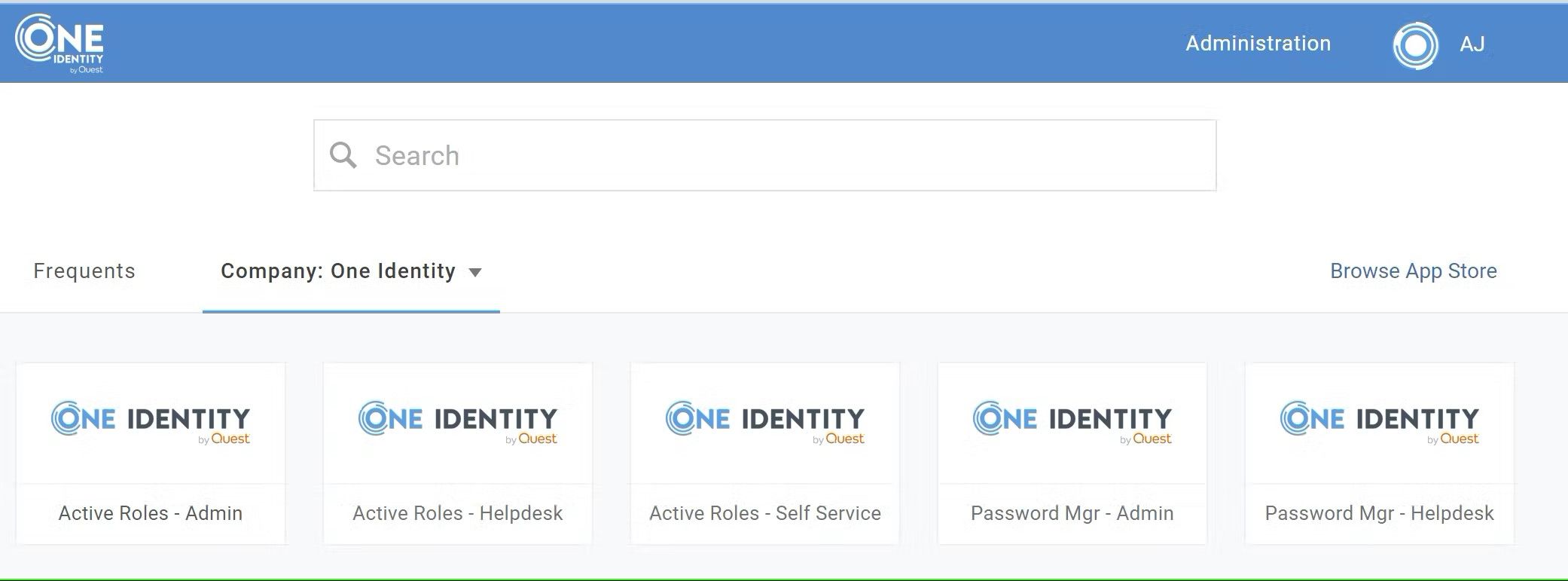 OneLogin Dashboard