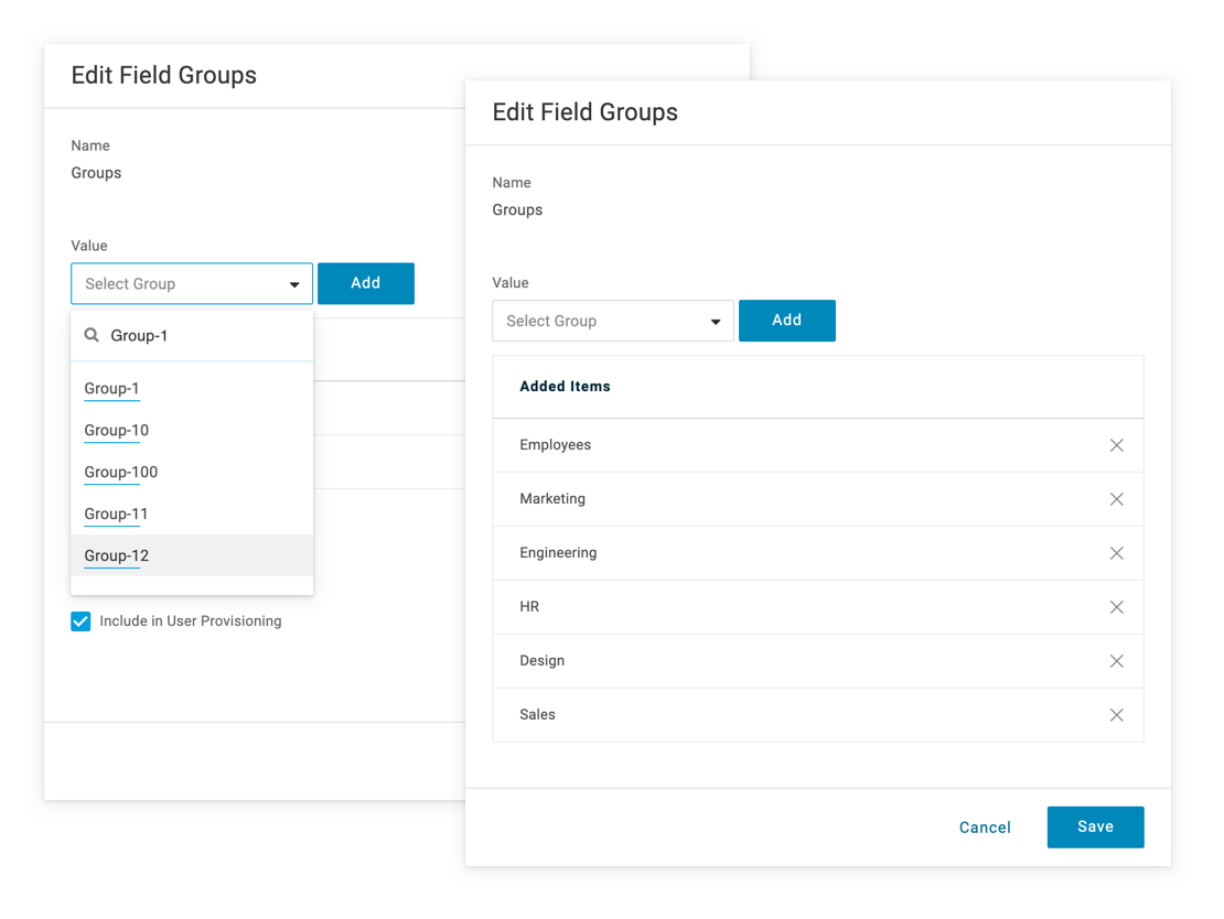 The new typeahead search dropdown and table