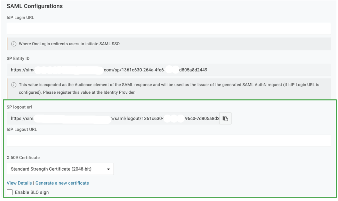 SAML Configurations for Apple ID as a Trusted IdP